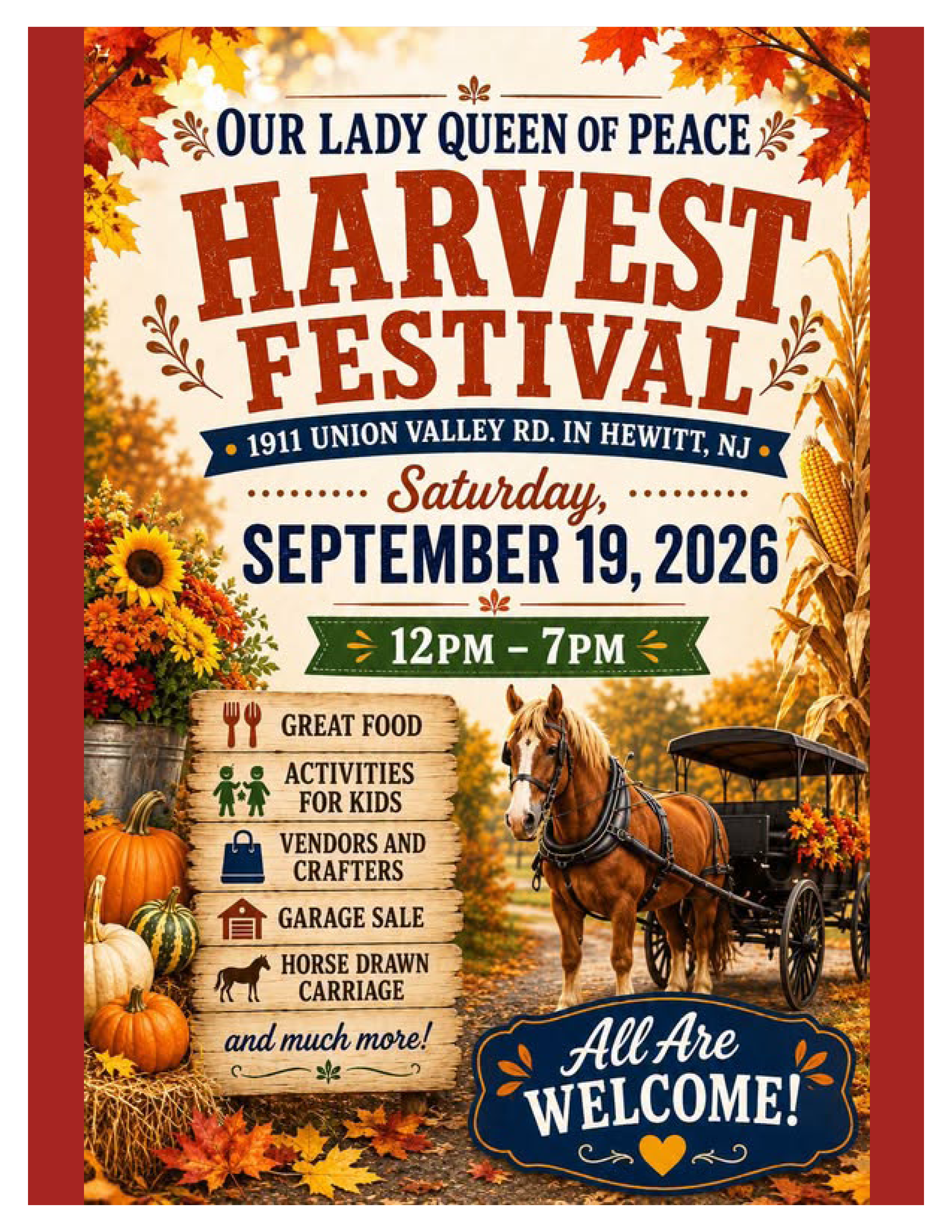Our Lady Queen of Peace Harvest Festival