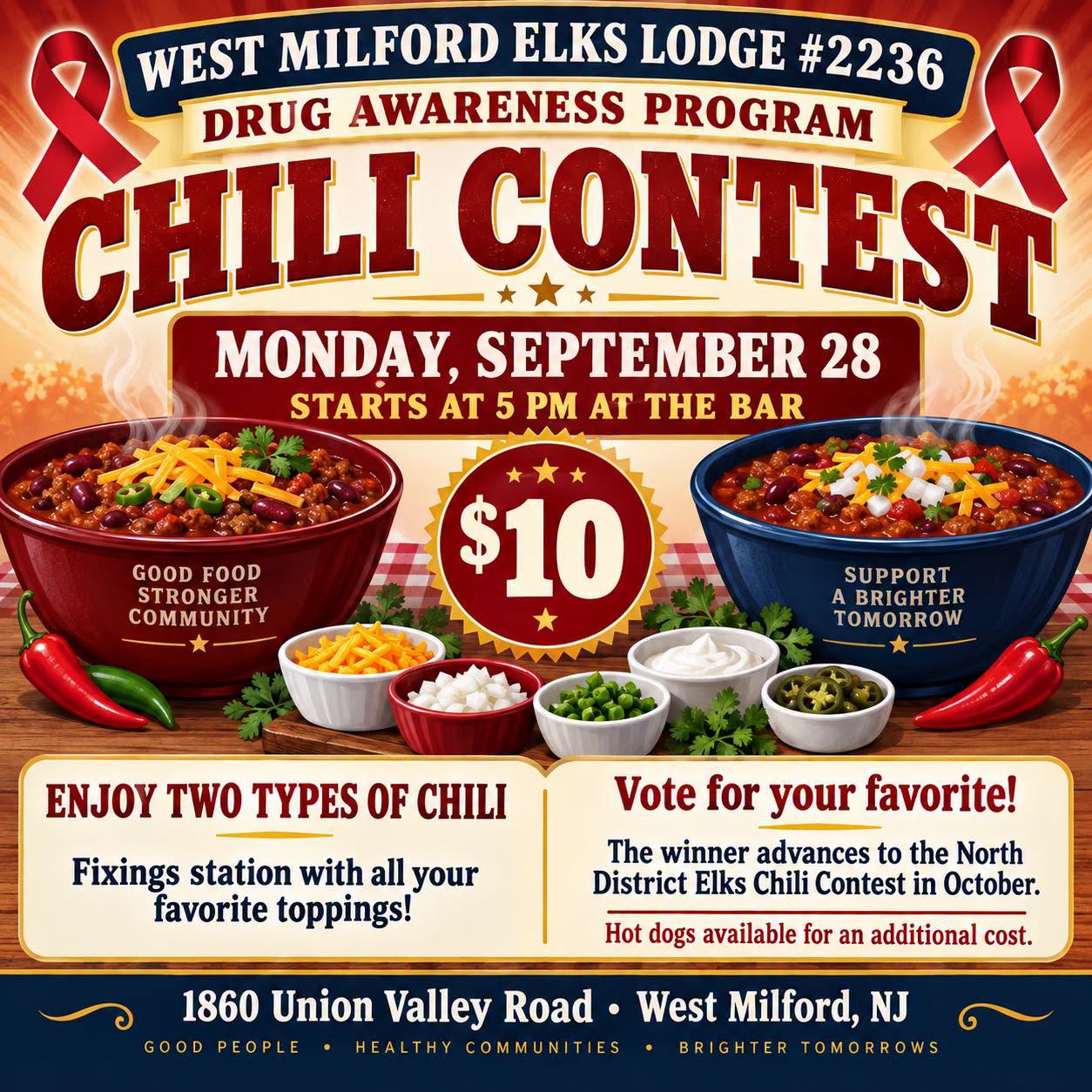 Chili Contest - West Milford Elks Lodge 2236