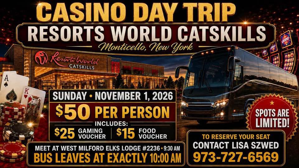 Casino Day Trip to Resorts World Catskills