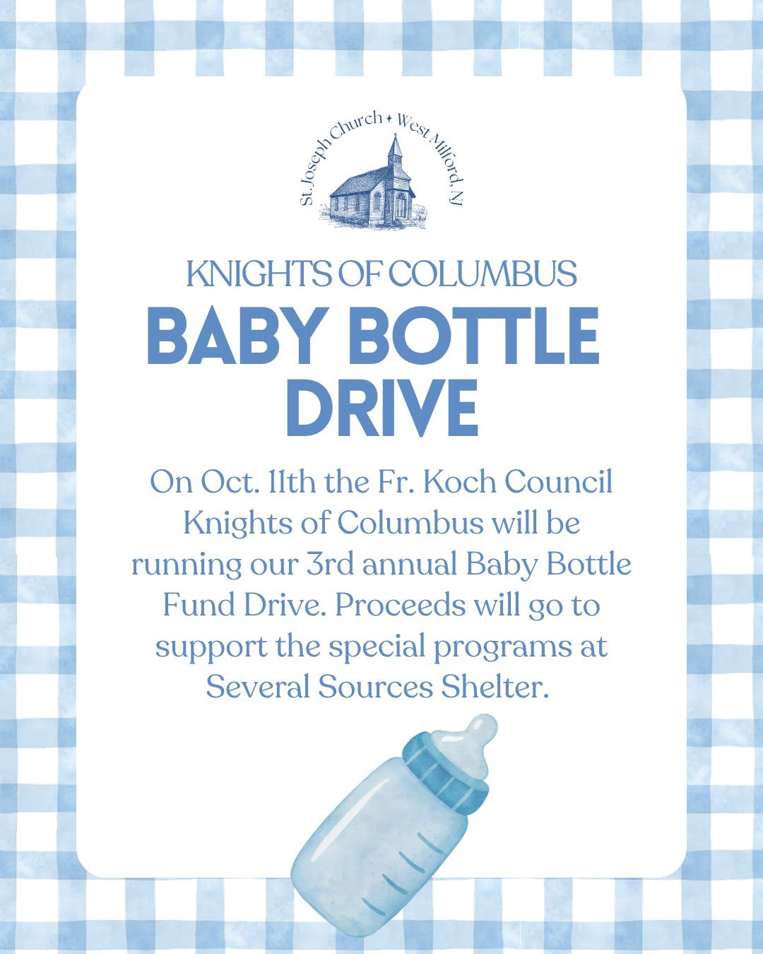 Baby Bottle Fund Drive - Distribution Day