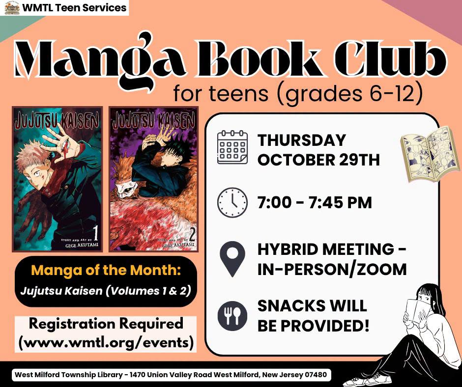 Manga Book Club for Teens