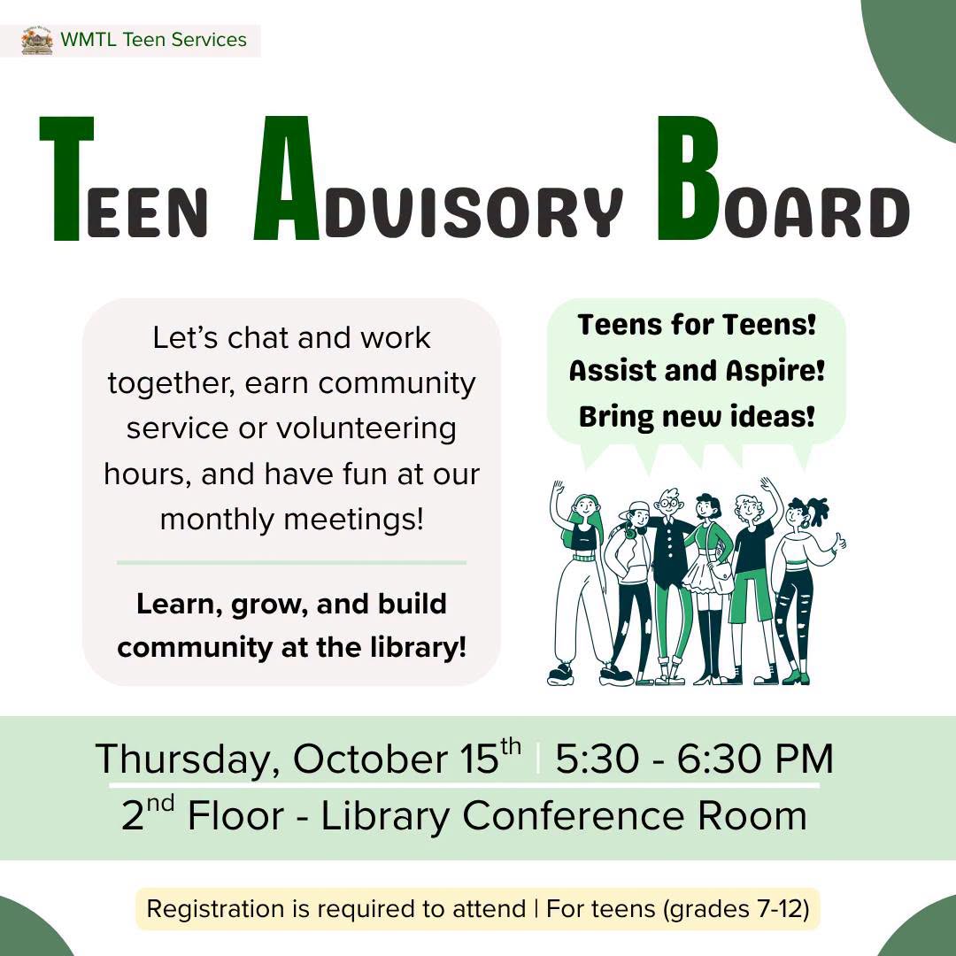 Teen Advisory Board (TAB) – Meeting