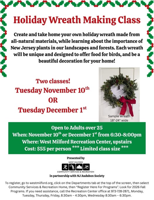 Holiday Wreath-Making Class
