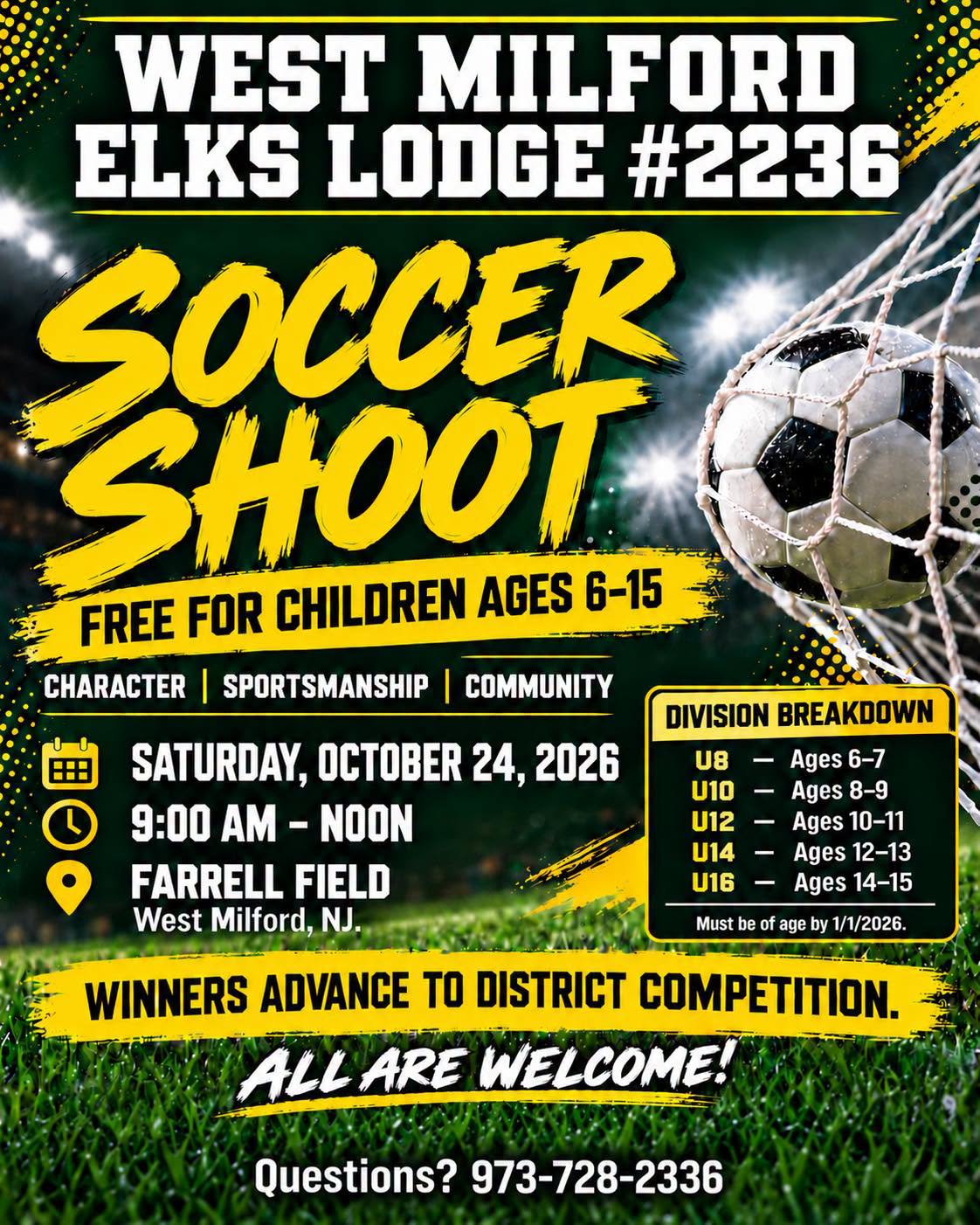 Soccer SHot - WM Elks Lodge 2236